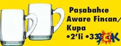 PAŞABAHÇE AWARE FİNCAN/KUPA 2'Lİ 335 CC